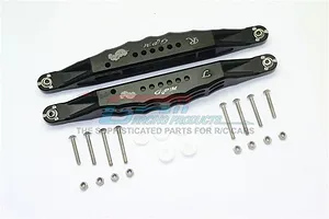 Traxxas 2.2/3.0" Off Road Tyres on Satin Chrome/Red Rims - Glued Wheels 2Pcs