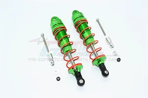 ALUMINUM FRONT ADJUSTABLE DAMPERS 110MM-10PC SET MAK110F - GREEN