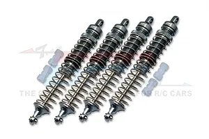 Caster blocks (c-hubs), extreme heavy duty, gray (left &amp; right)/ 3x26mm hinge pins (2)/ 3x15mm BCS (2) (for use with #9182 upgrade kit)