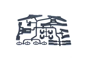 Traxxas 2.2/3.0" Off Road Tyres on Satin Chrome/Red Rims - Glued Wheels 2Pcs