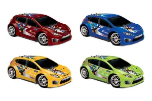 1/16 Ford® Fiesta (Brushed), Fully assembled, Ready-To-Race®, with TQ™ AM radio system, Titan® 12T 550 motor, XL-2.5 electronic speed control, 7.2 volt NiMH battery & charger.