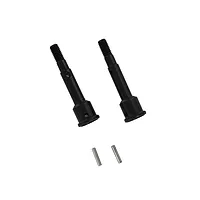 Traxxas 2.2/3.0" Off Road Tyres on Satin Chrome/Red Rims - Glued Wheels 2Pcs