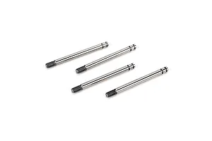 Traxxas 2.2/3.0" Off Road Tyres on Satin Chrome/Red Rims - Glued Wheels 2Pcs