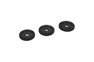 Traxxas 2.2/3.0" Off Road Tyres on Satin Chrome/Red Rims - Glued Wheels 2Pcs