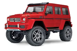 TRX-4® Scale and Trail™ Crawler with Mercedes-Benz® G 500® 4x4² Body 1/10 Scale 4WD Electric Trail Truck. Ready-to-Drive® with TQi Traxxas Link™ Enabled 2.4GHz Radio System, XL-5 HV ESC (fwd/rev), and Titan® 550 motor.