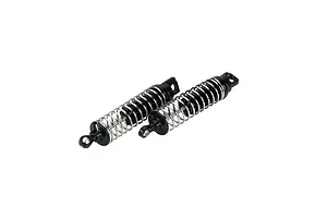 Traxxas 2.2/3.0" Off Road Tyres on Satin Chrome/Red Rims - Glued Wheels 2Pcs