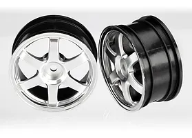 Camber links, front (TUBES charcoal gray-anodized, 7075-T6 aluminum, stronger than titanium) (2) (assembled with rod ends and hollow balls)/ aluminum wrench (1)