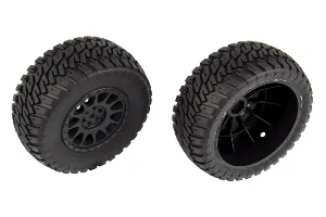Multi-terrain Tires and Method Wheels, mounted