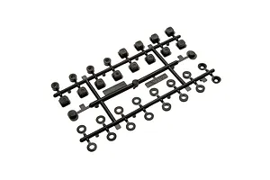 Axial 1.9 Black Rhino Primm Wheels, 12mm Hex, Black, 2pcs