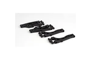 Traxxas 2.2/3.0" Off Road Tyres on Satin Chrome/Red Rims - Glued Wheels 2Pcs