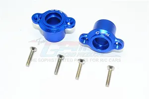 ALUMINUM REAR AXLE ADAPTERS-6PC SET SB022 - BLUE