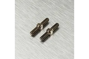 Traxxas 2.2/3.0" Off Road Tyres on Satin Chrome/Red Rims - Glued Wheels 2Pcs