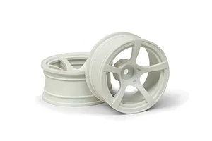 Traxxas 2.2/3.0" Off Road Tyres on Satin Chrome/Red Rims - Glued Wheels 2Pcs