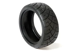 Traxxas 2.2/3.0" Off Road Tyres on Satin Chrome/Red Rims - Glued Wheels 2Pcs