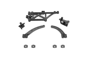 1/18 Menace F/R Street Tires MTD 12mm Black Raid (4): Granite GROM