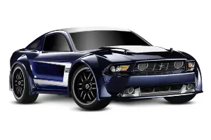 1/16 Boss 302 Ford® Mustang, fully assembled, Ready-To-Race®, with TQ™ 2.4GHz Radio System, Velineon® 380 motor, VXL-3m ESC, 7.2 volt NiMH battery & charger, and Officially Licensed painted body (2011)