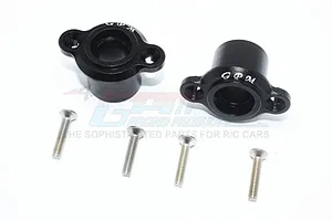 ALUMINUM REAR AXLE ADAPTERS-6PC SET SB022 - BLACK