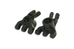 Traxxas 2.2/3.0" Off Road Tyres on Satin Chrome/Red Rims - Glued Wheels 2Pcs