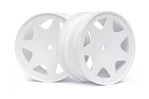 Traxxas 2.2/3.0" Off Road Tyres on Satin Chrome/Red Rims - Glued Wheels 2Pcs