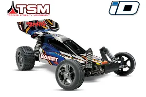 Bandit VXL:  1/10 Scale Off-Road Buggy with TQi Traxxas Link Enabled 2.4GHz Radio System & Traxxas Stability Management (TSM)
