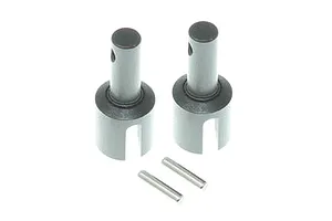 Traxxas 2.2/3.0" Off Road Tyres on Satin Chrome/Red Rims - Glued Wheels 2Pcs