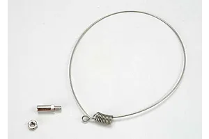 Traxxas 2.2/3.0" Off Road Tyres on Satin Chrome/Red Rims - Glued Wheels 2Pcs