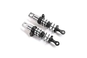 Traxxas 2.2/3.0" Off Road Tyres on Satin Chrome/Red Rims - Glued Wheels 2Pcs
