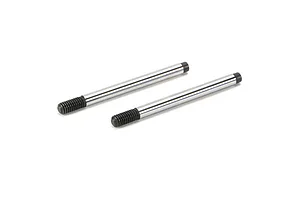 Traxxas 2.2/3.0" Off Road Tyres on Satin Chrome/Red Rims - Glued Wheels 2Pcs