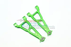 ALUMINUM FRONT UPPER SUSPENSION ARM -2PC SET BR054 - GREEN