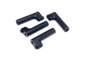 Axial 1.9 Black Rhino Primm Wheels, 12mm Hex, Black, 2pcs