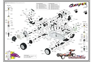 Schumacher Cougar Classic Replacement Parts Cars & Trucks - AMain