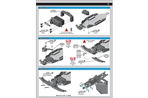 Kit Ammortizzatori Nero Klinik RC Per Associated RC10B7 / RC10B74.2 – 1 Set