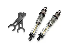 HPI Gunmetal Aluminium Shocks Kit w/ Titanium Nitride Coated Shafts 2Pcs