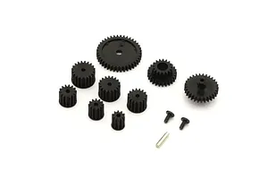Camber links, front (TUBES charcoal gray-anodized, 7075-T6 aluminum, stronger than titanium) (2) (assembled with rod ends and hollow balls)/ aluminum wrench (1)