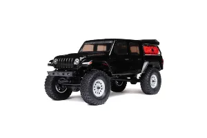 1/24 SCX24 Jeep JT Gladiator 4WD Rock Crawler Brushed RTR, Black