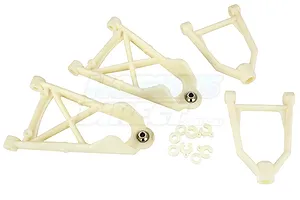 Rovan White Nylon Front Suspension Arm Set