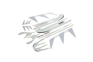 GPM 1.0" Black Aluminium Beadlock Rims 4Pcs
