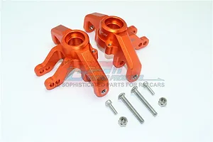 Traxxas 2.2/3.0" Off Road Tyres on Satin Chrome/Red Rims - Glued Wheels 2Pcs