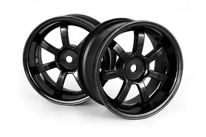 Axial 1.9 Black Rhino Primm Wheels, 12mm Hex, Black, 2pcs