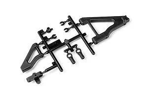 Body, Chevrolet Corvette Z06 (clear, requires painting)/ decal sheet (includes side mirrors, spoiler, &amp; mounting hardware)
