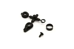 Camber links, front (TUBES charcoal gray-anodized, 7075-T6 aluminum, stronger than titanium) (2) (assembled with rod ends and hollow balls)/ aluminum wrench (1)