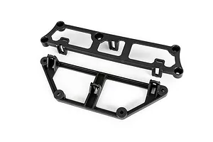 Traxxas 2.2/3.0" Off Road Tyres on Satin Chrome/Red Rims - Glued Wheels 2Pcs