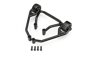 Wheelie bar, black (assembled)