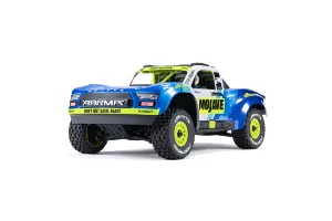 MOJAVE GROM MEGA 380 Brushed 4X4 Small Scale Desert Truck RTR with Battery & Charger, Blue/White