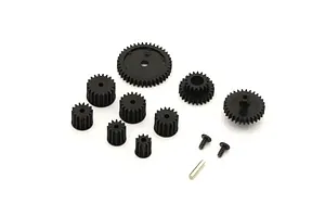 Camber links, front (TUBES charcoal gray-anodized, 7075-T6 aluminum, stronger than titanium) (2) (assembled with rod ends and hollow balls)/ aluminum wrench (1)