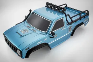 HSP 1/10 Pioneer Glacier Blue Painted Body Shell w/ Accessories