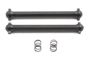 Traxxas 2.2/3.0" Off Road Tyres on Satin Chrome/Red Rims - Glued Wheels 2Pcs