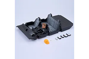 TC7.2 Outer Servo Mount, black aluminum