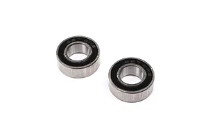 Traxxas 2.2/3.0" Off Road Tyres on Satin Chrome/Red Rims - Glued Wheels 2Pcs