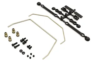 Driveshaft, center, 6061-T6 aluminum (green-anodized)